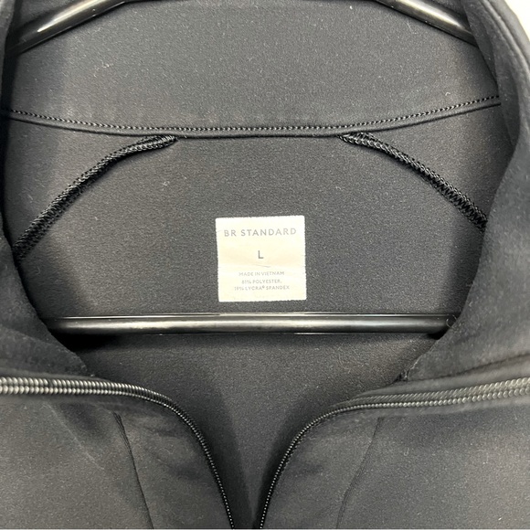 Banana Republic Men’s Quarter Zip Pullover, Black, Size L. 0157. - Picture 2 of 3